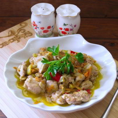 Рагу из курицы
