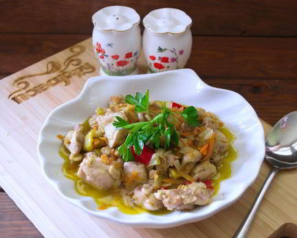 Рагу из курицы