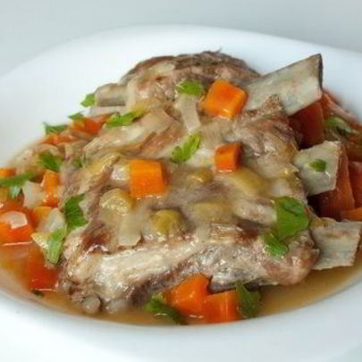 Рагу из ребрышек с овощами