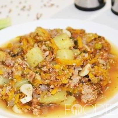 Рагу с фаршем