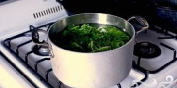 рагу с фасолью и мангольдом