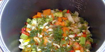 рагу с капустой в мультиварке