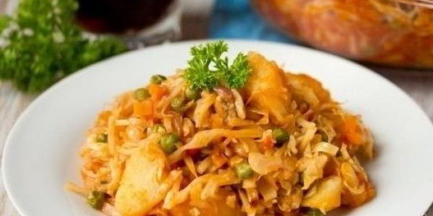 Рецепт рагу с капустой