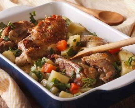 Рагу с курицей