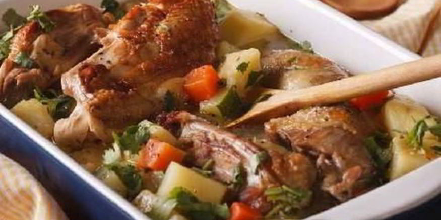 Рецепт рагу с курицей