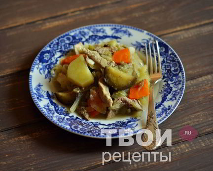 Рагу с мясом в мультиварке