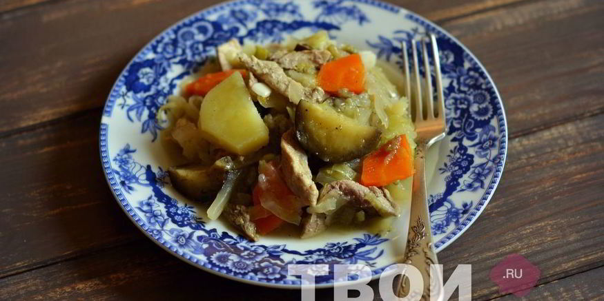 Рецепт рагу с мясом в мультиварке