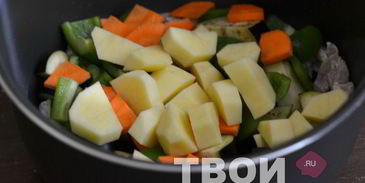 рагу с мясом в мультиварке