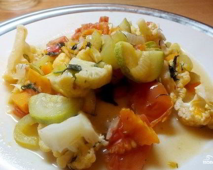 Рагу с цветной капустой