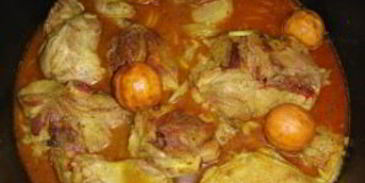 рагу со шпинатом и горохом