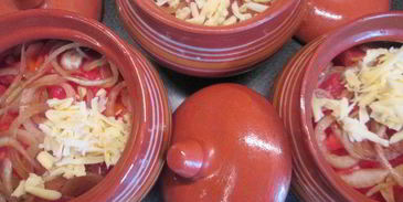 рыбное рагу в горшочках