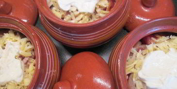 рыбное рагу в горшочках