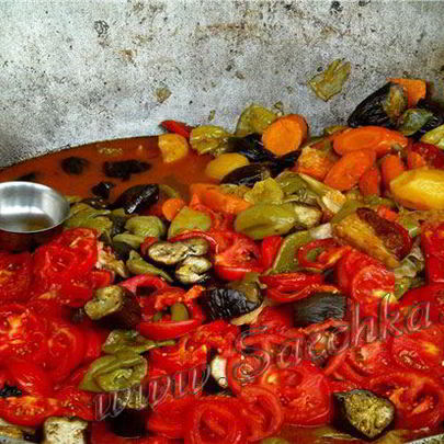 Блюдо рататуй