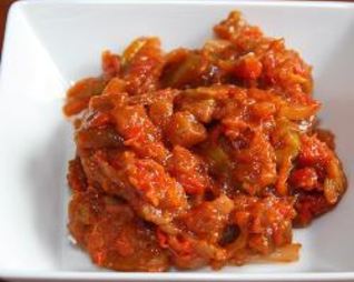 Простой рататуй с баклажанами