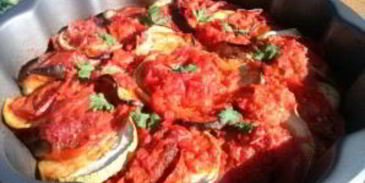 рататуй из баклажанов и кабачков