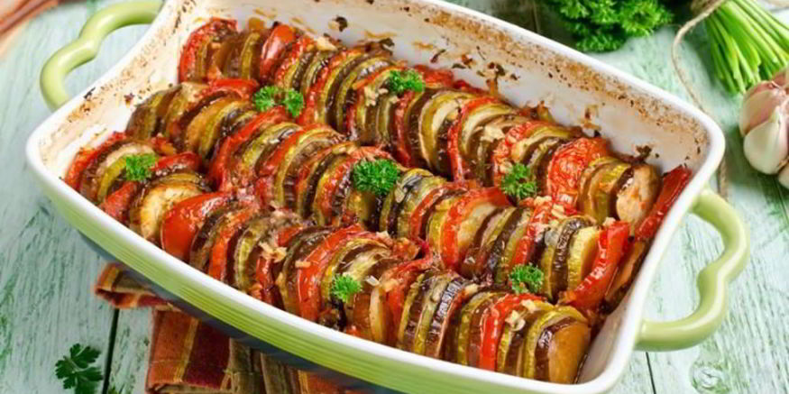 Рецепт рататуя из баклажанов