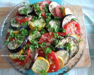 Рататуй из запеченных овощей