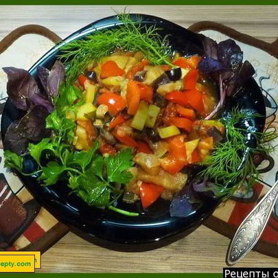 Рататуй кабачки баклажаны болгарский перец