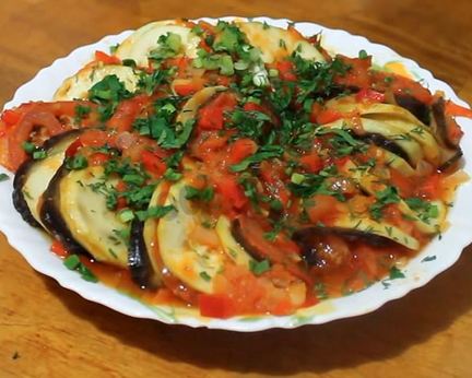 Рататуй классический в мультиварке