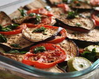 Рататуй Мишеля Герара со свежими овощами