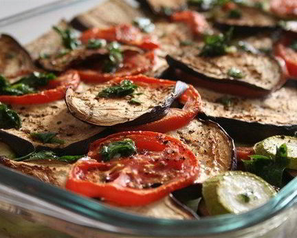 Рататуй Мишеля Герара со свежими овощами