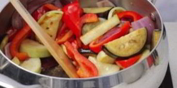 рататуй на сковороде