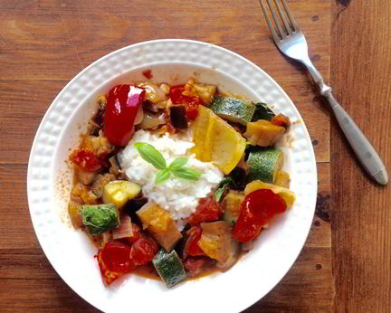 Рататуй с баклажанами