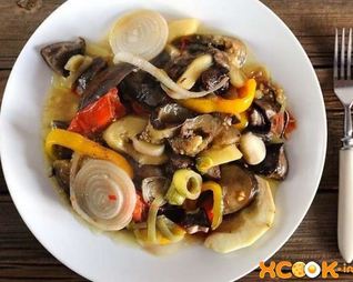 Рататуй с грибами