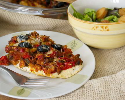 Рататуй с курицей