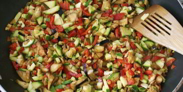 рататуй с курицей