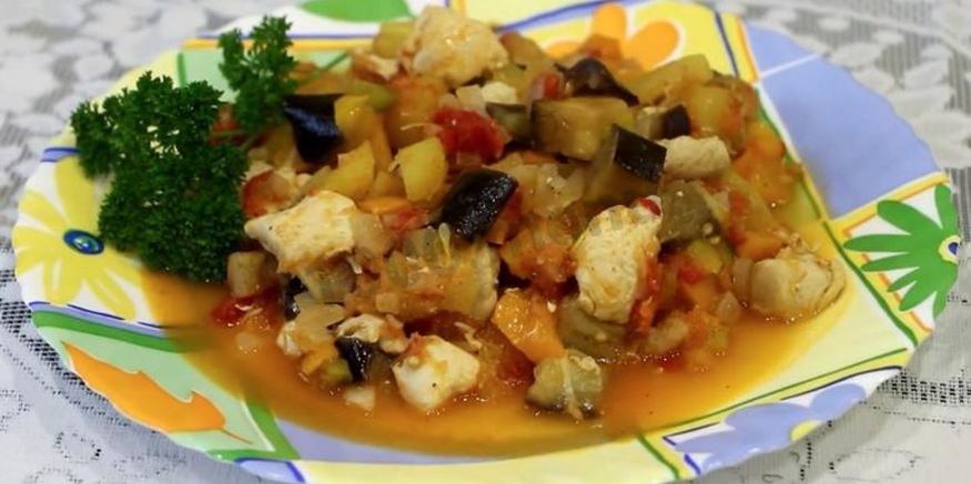 Рецепт рататуя с мясом