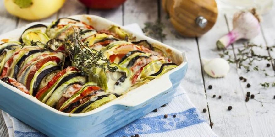 Рецепт рататуя с сыром в духовке