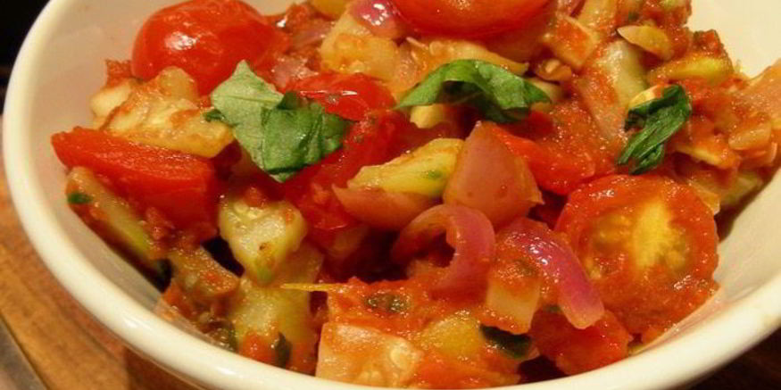Рецепт рататуя с вялеными томатами