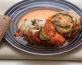 Рататуй в духовке с сыром