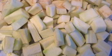 стейк с гарниром рататуй