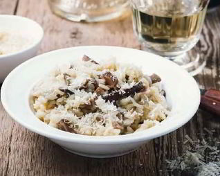 Душистое ризотто с грибами