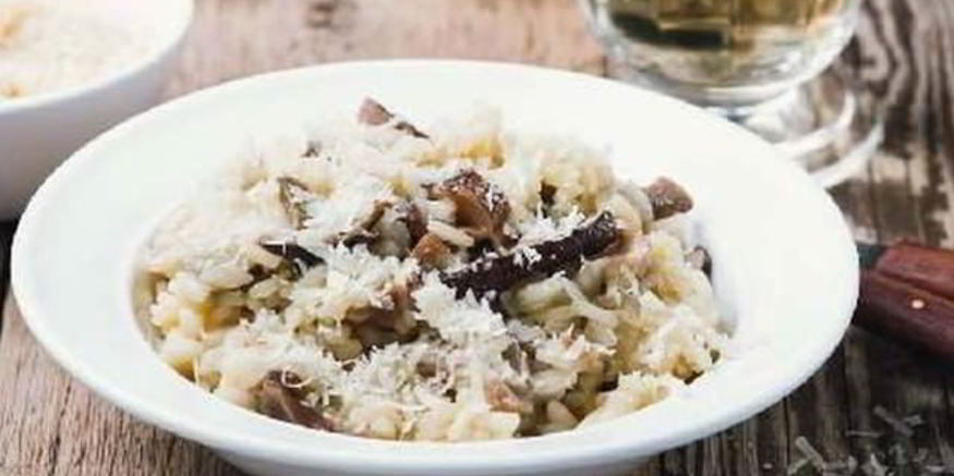 Рецепт душистого ризотто с грибами