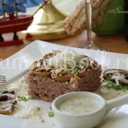 Рецепт Красного ризотто с горгонцоловым соусом