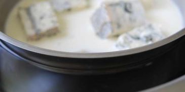 красное ризотто с горгонцоловым соусом