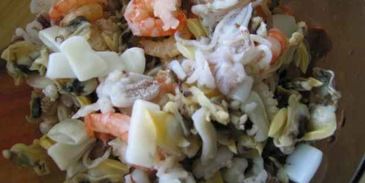 ризотто черное с дарами моря