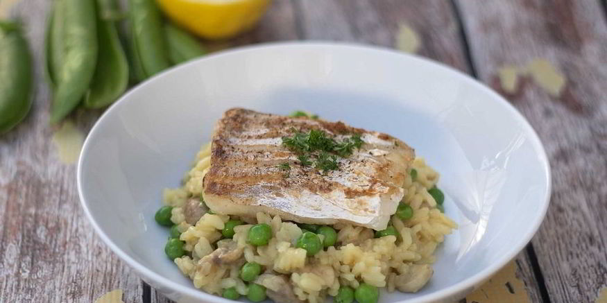 Рецепт ризотто и треска