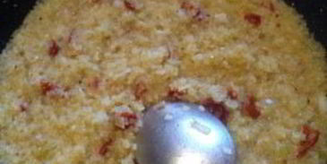 ризотто из булгура с рукколой