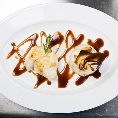 Ризотто по-корсикански с морским чертом