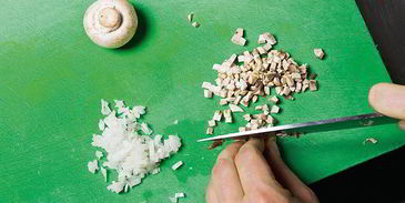 ризотто по-корсикански с морским чертом