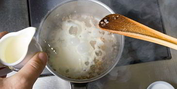 ризотто по-корсикански с морским чертом