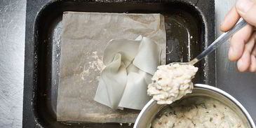 ризотто по-корсикански с морским чертом