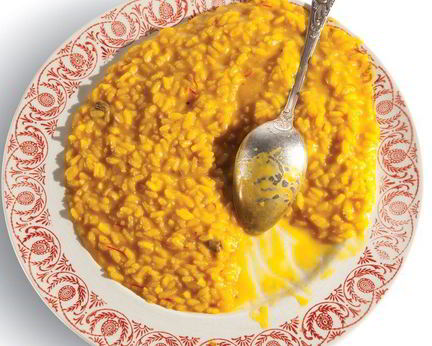 Ризотто по-милански с шафраном
