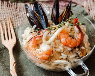 Ризоттo Porto Venere с морепродуктами