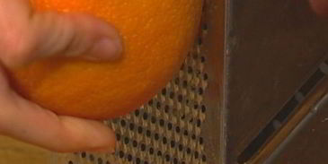 ризотто с белыми грибами и апельсинами