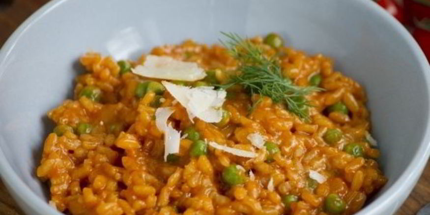 Рецепт ризотто с горошком